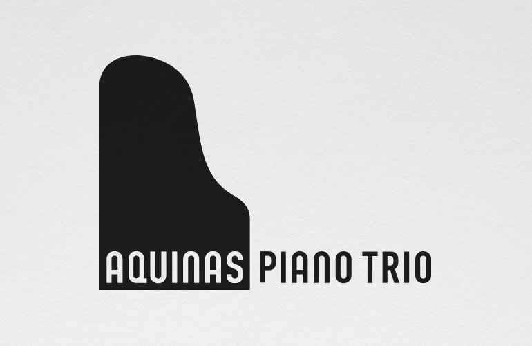 Aquinas Piano Trio logo designed by The Joneses