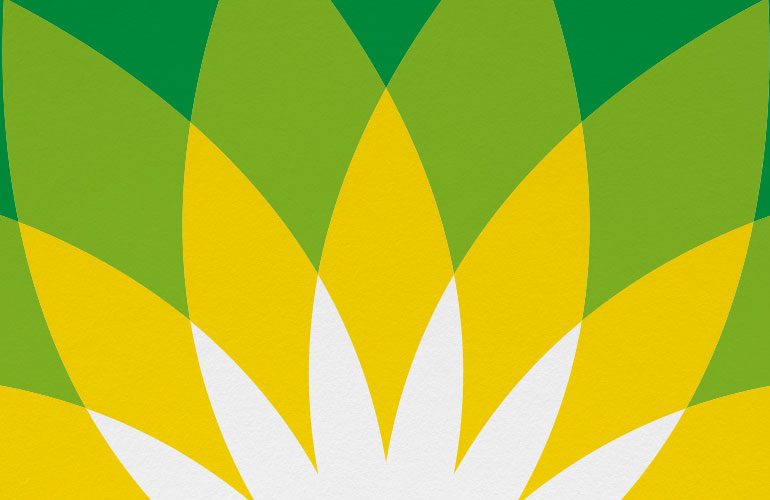 BP logo detail designed by The Joneses