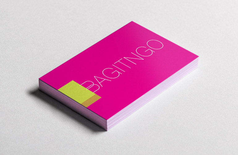 Bagitngo business card designed by The Joneses
