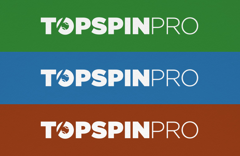 TopspinPro logo designed by The Joneses