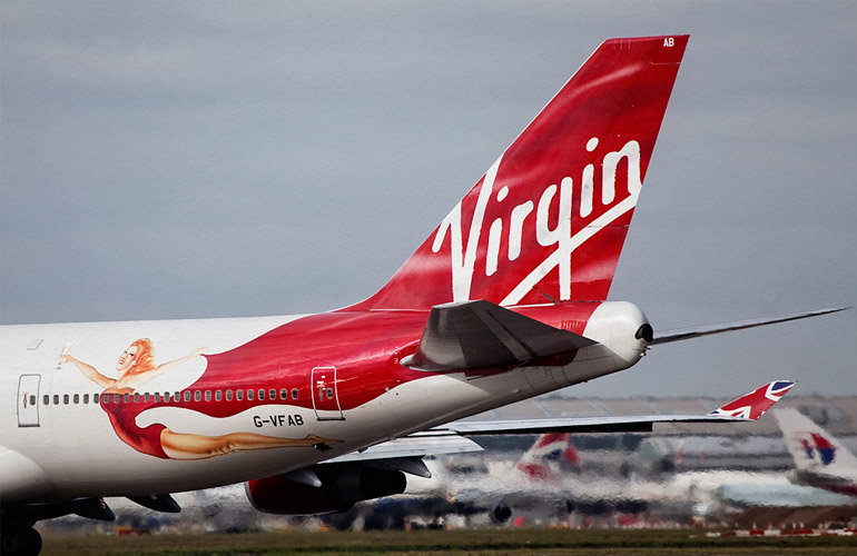Virgin Atlantic tailfin