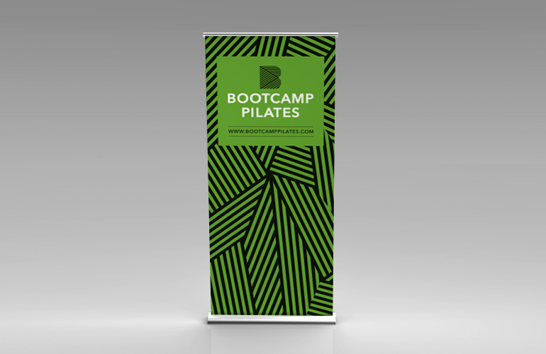 Bootcamp Pilates banner designed by The Joneses