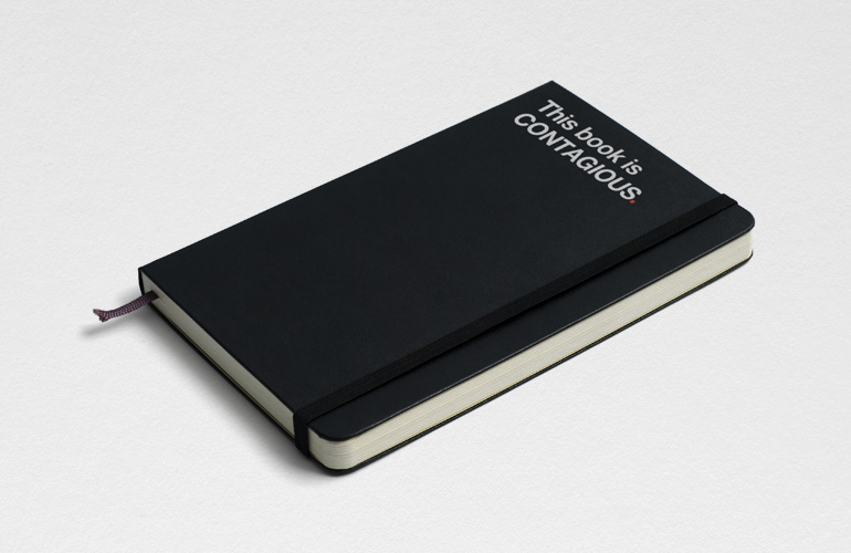Contagious sketchbook designed by The Joneses