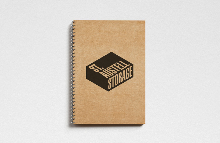 St. Austell Storage book designed by The Joneses.