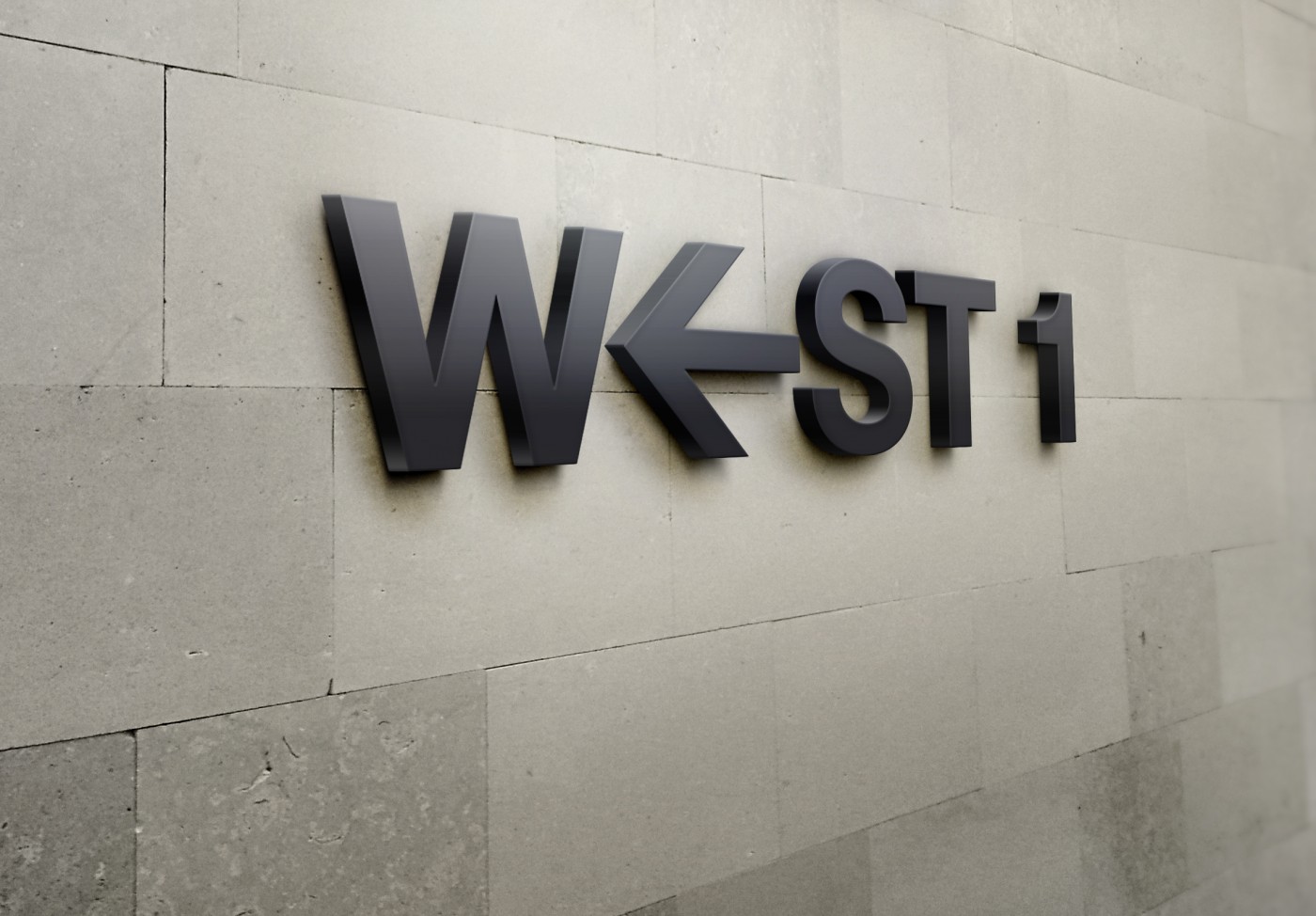 West 1 Physiotherapy signage designed by The Joneses