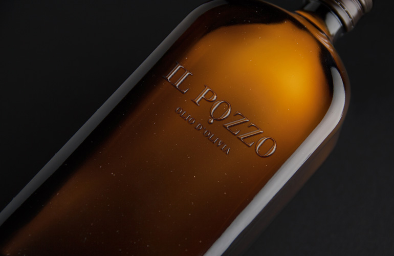 Il Pozzo olive oil packaging designed by The Joneses