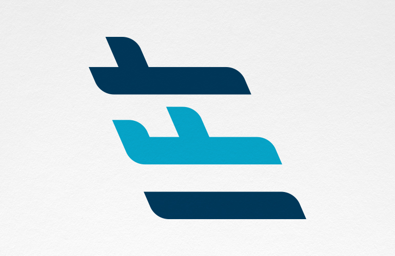 Interflight call sign logo designed by The Joneses
