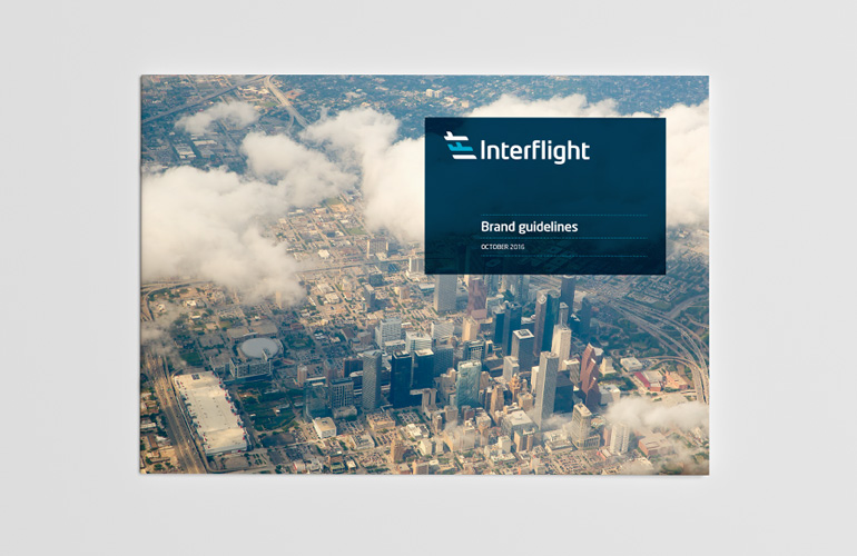 Interflight brand communications designed by The Joneses