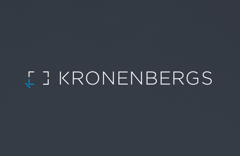 Kronenbergs logo designed by The Joneses