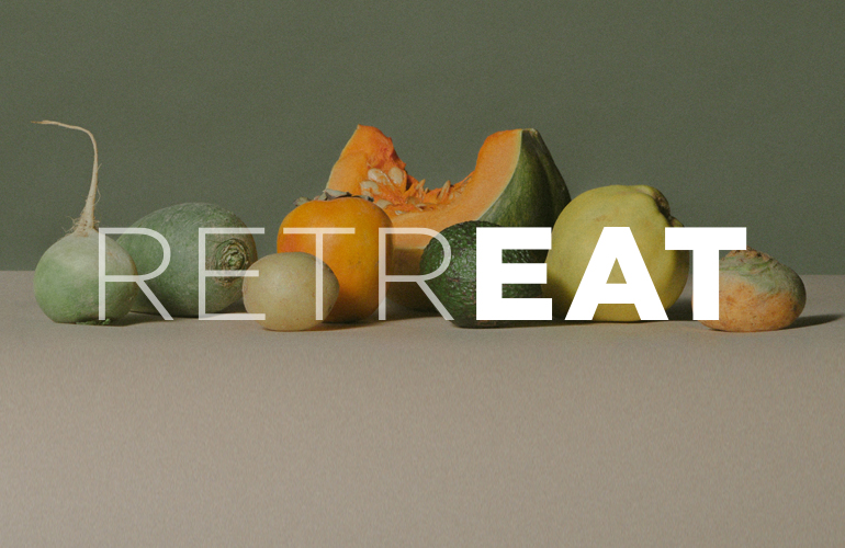 Retreat naturopathic catering logo designed by The Joneses