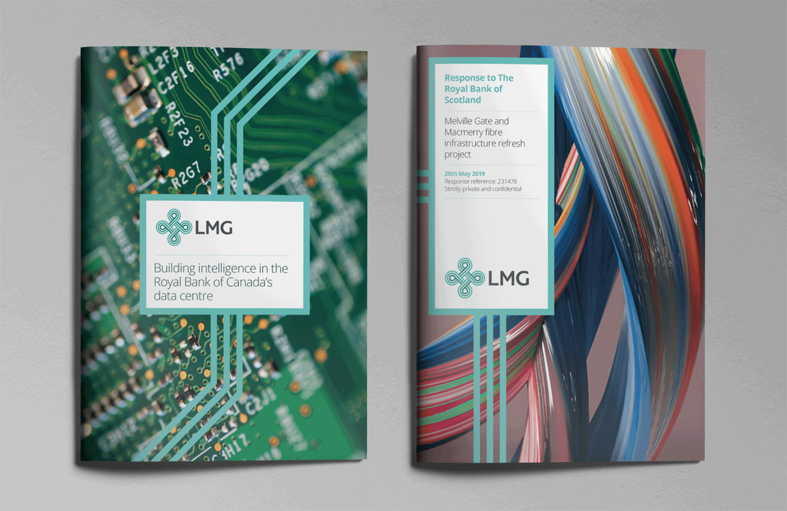 LMG proposal covers designed by The Joneses
