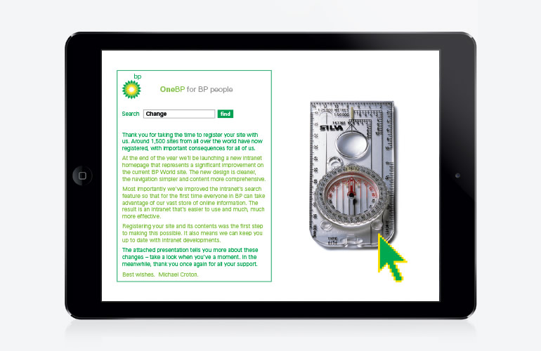 BP advertising designed by The Joneses