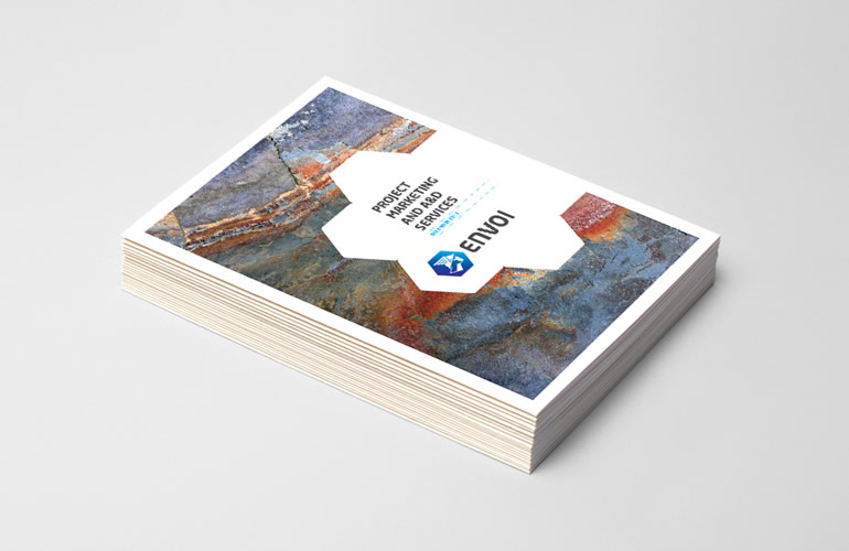 Envoi brochure designed by The Joneses