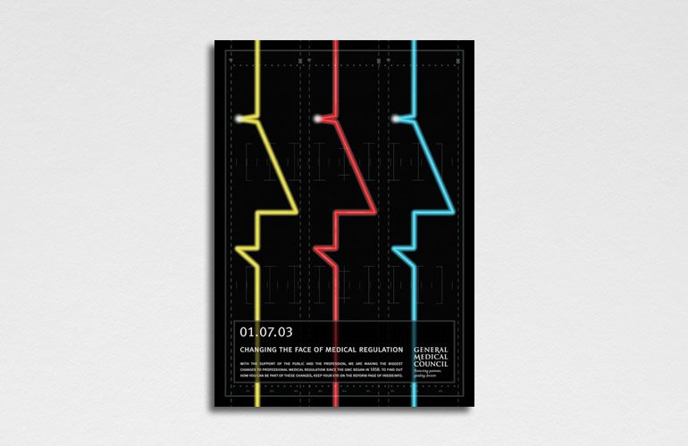 General Medical Council poster designed by The Joneses