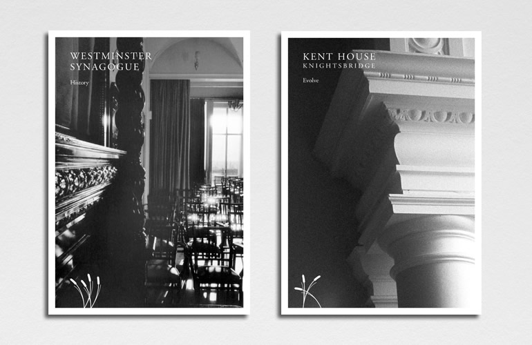 Westminster Synagogue brochure designed by The Joneses