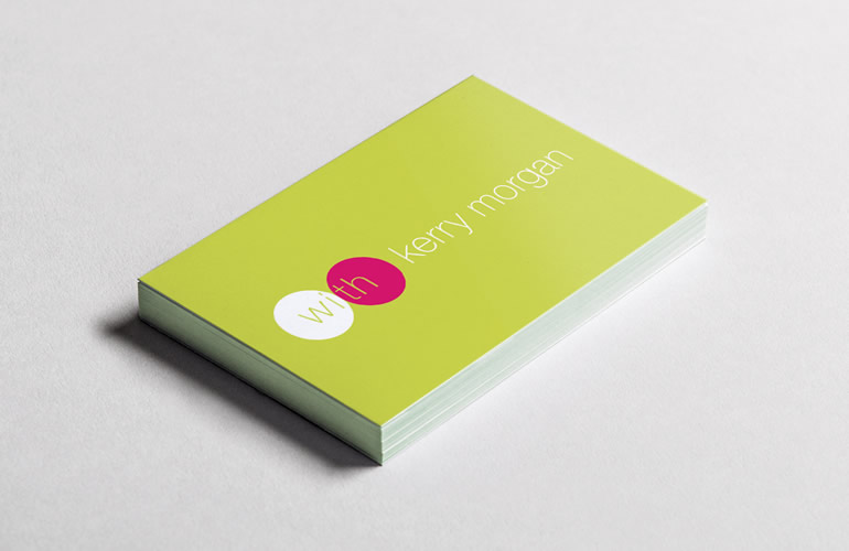 With Accessories business card designed by The Joneses