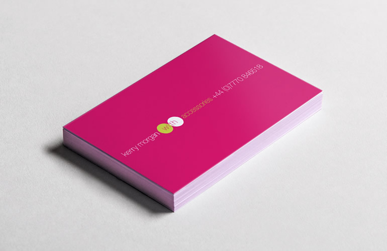 With Accessories business card designed by The Joneses
