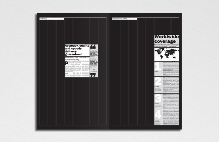 Xtreme Information brochure designed by The Joneses