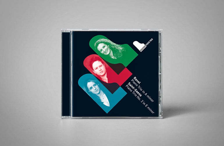 Aquinas Piano Trio CD cover designed by The Joneses