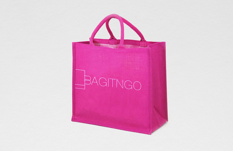 Bagitngo jute bag designed by The Joneses