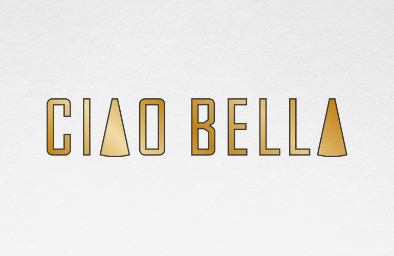 Ciao Bella Pizza logo designed by The Joneses