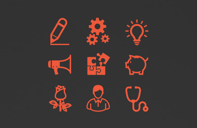 Contagious icons designed by The Joneses