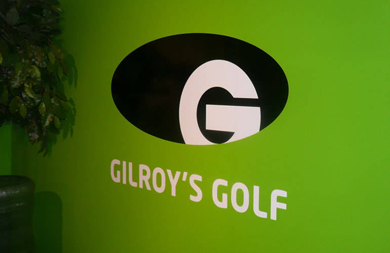 Gilroy’s Golf signage by The Joneses