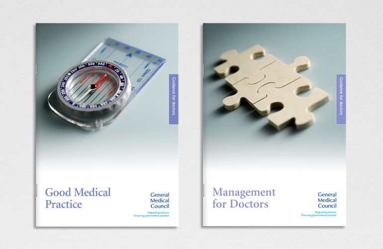 General Medical Council brochures designed by The Joneses