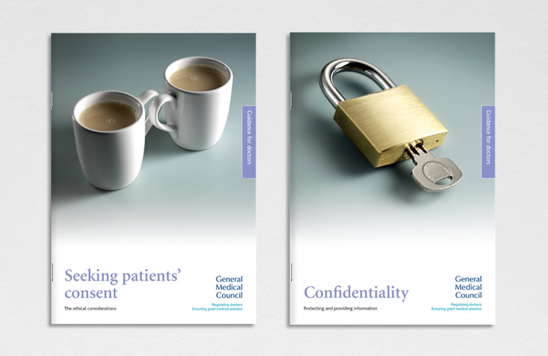 General Medical Council brochures designed by The Joneses