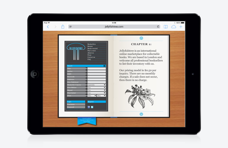 Jellyfishtree website designed by The Joneses