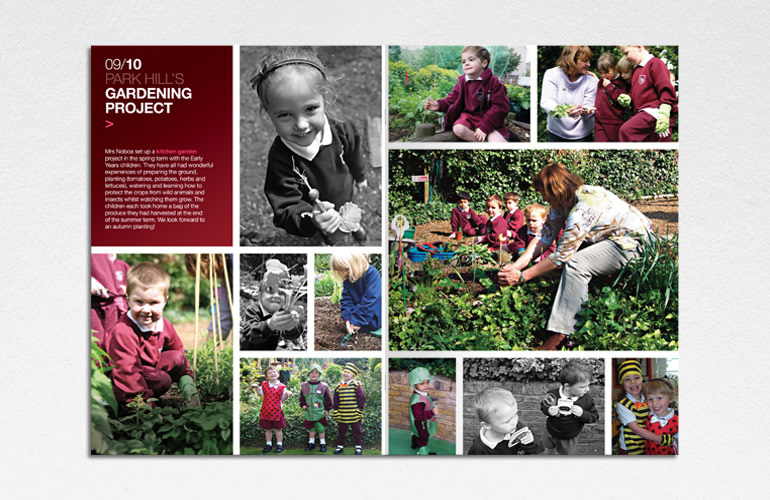 Park Hill School brochure designed by The Joneses