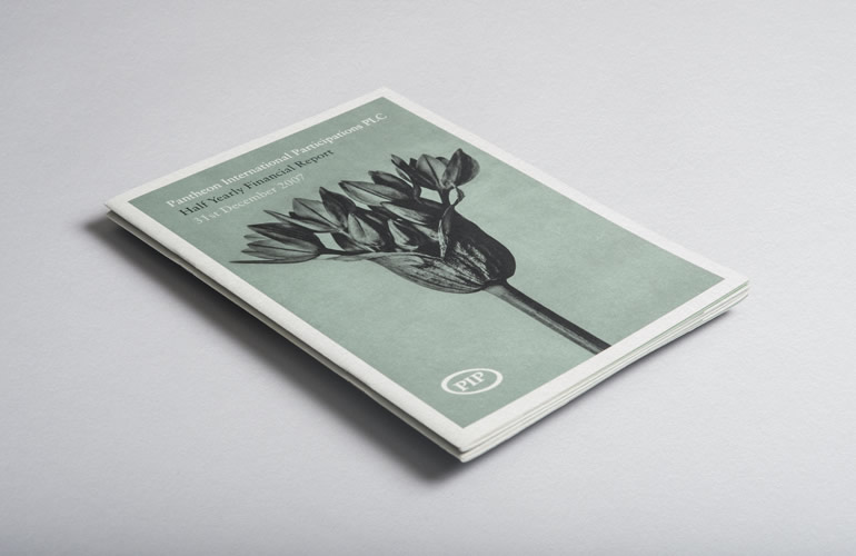 Pantheon International Participations (PIP) Annual Report and Accounts designed by The Joneses