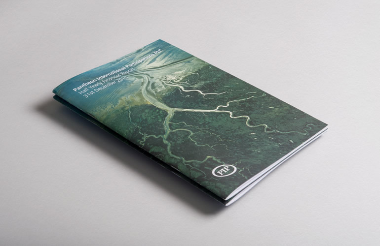 Pantheon International Participations (PIP) Annual Report and Accounts designed by The Joneses