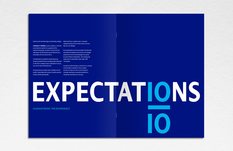 Sovereign Holidays brand manifesto designed by The Joneses.