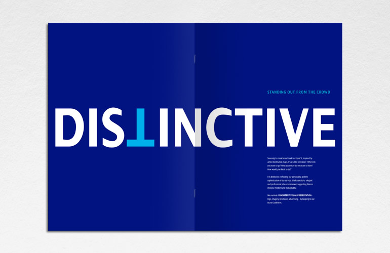 Sovereign Holidays brand manifesto designed by The Joneses.