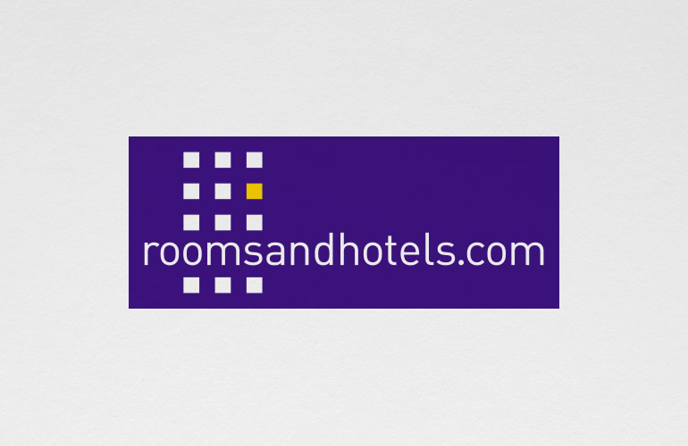 Rooms and Hotels logo designed by The Joneses