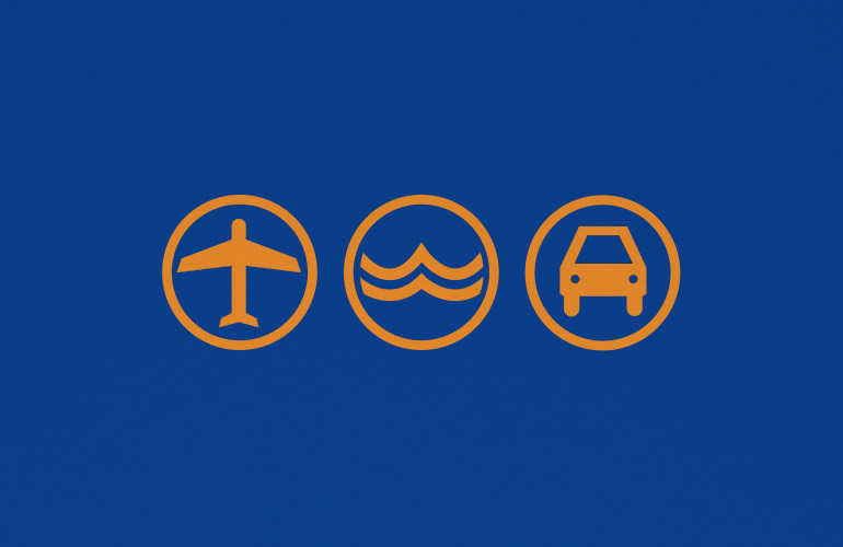 TWA logistics logo designed by The Joneses