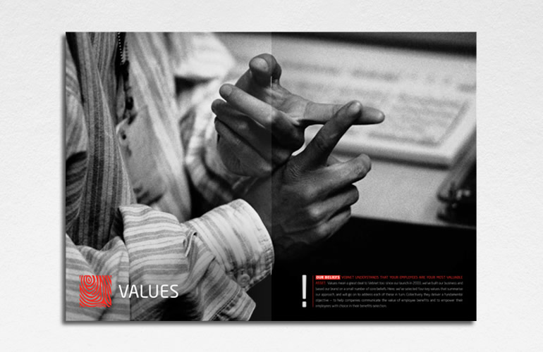 Vebnet brochures designed by The Joneses