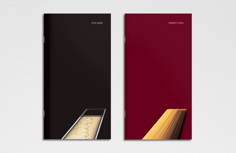 Virgin Atlantic menus designed by The Joneses