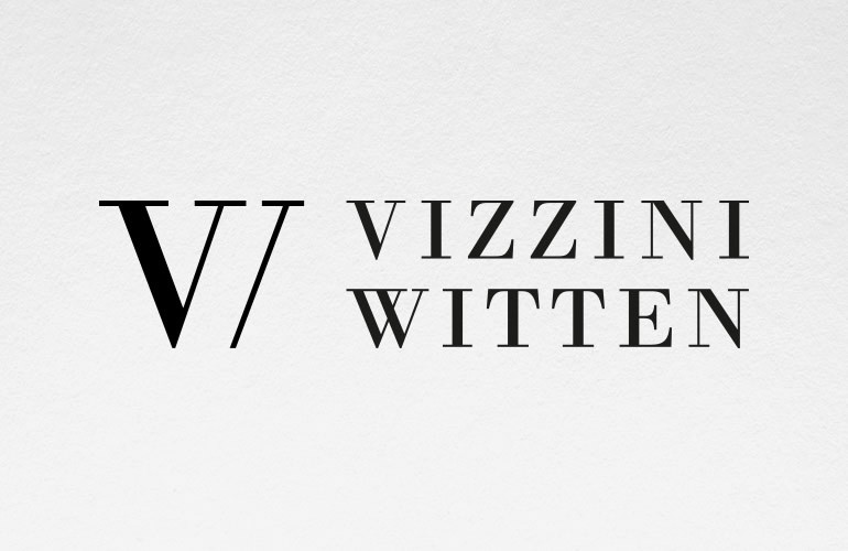 Vizzini Witten logo designed by The Joneses
