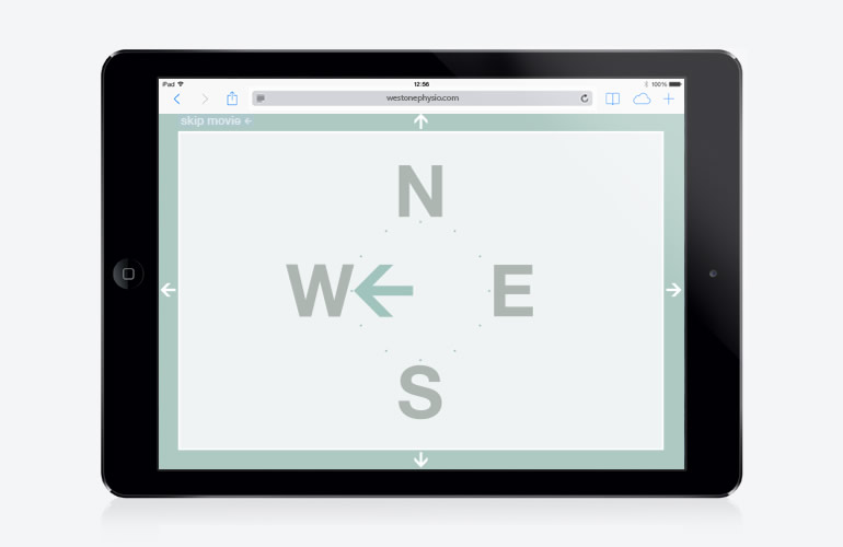West 1 Physiotherapy website designed by The Joneses