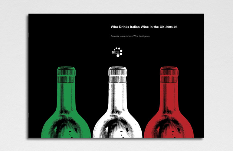 Wine Intelligence brochure designed by The Joneses
